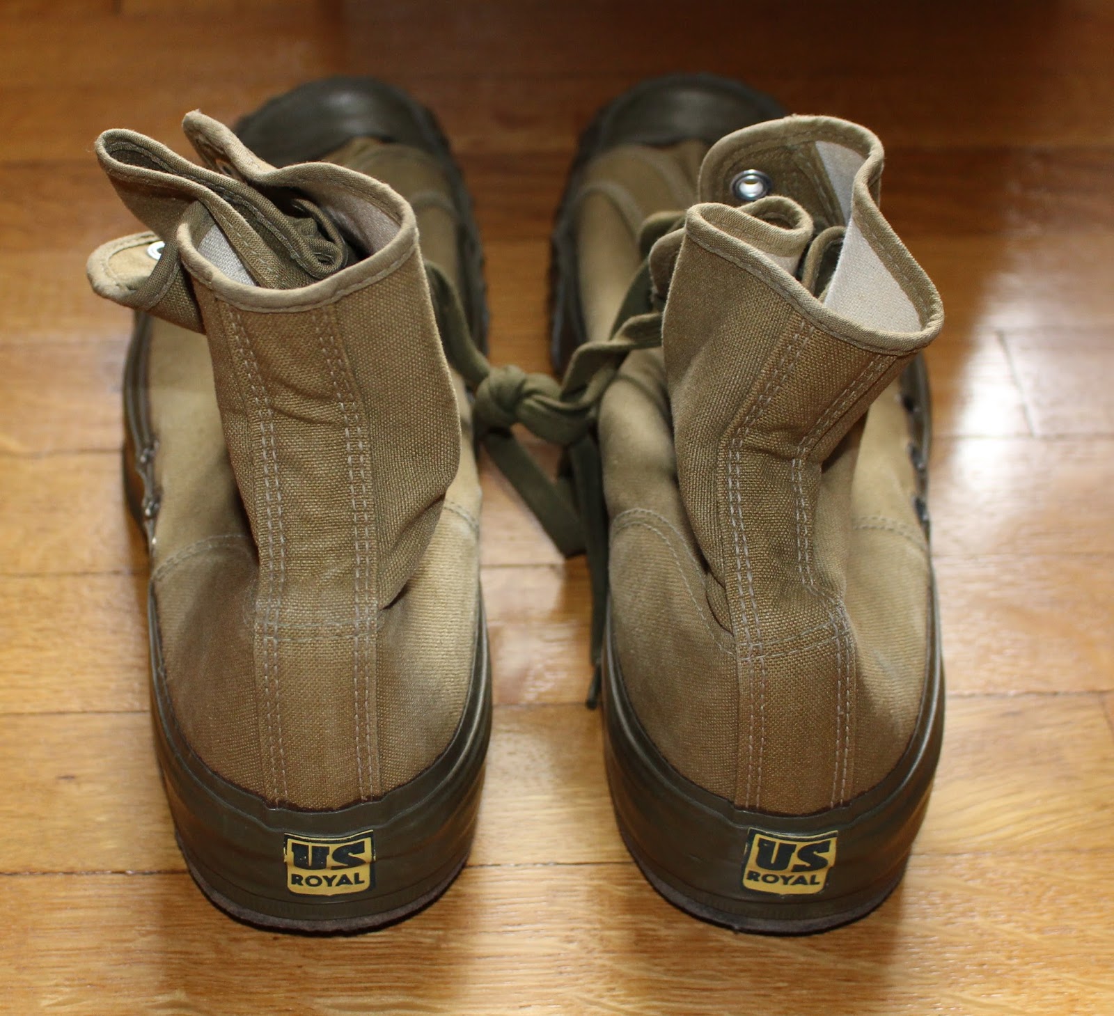 Nostalgia on Wheels 1940's WWII US Royal Olive Drab Wading Sneakers