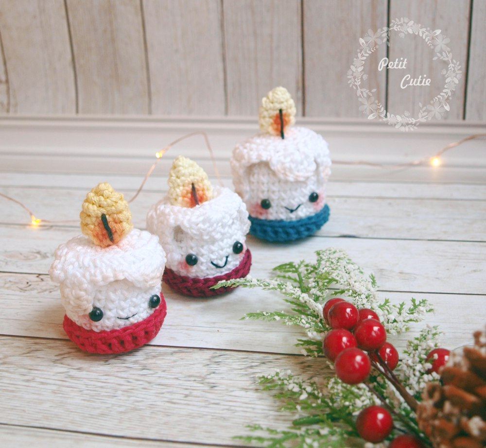 Amigurumi Noel mumları