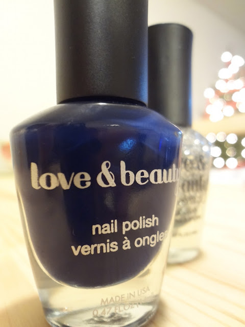love and beauty navy nail polish