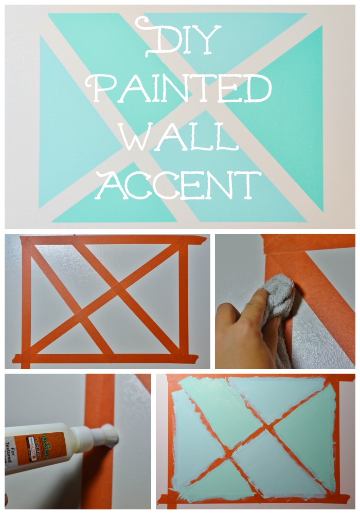 Life With 4 Boys Diy Painted Wall Accent Frogtape Paintontextures - How To Paint A Wall With Frog Tape