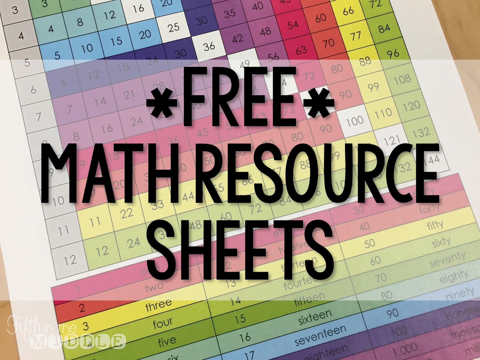 free-math-resource-sheets-fifth-in-the-middle