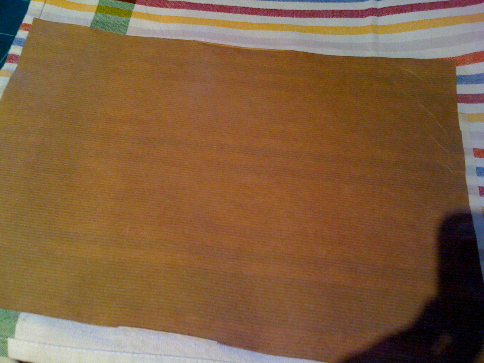 TdC Cartonnage: Preparar una tela normal para encuadernar