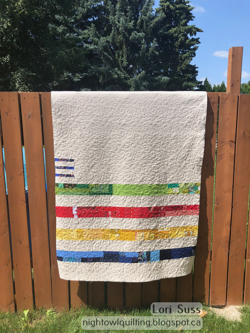 Night Owl Quilting & Dye Works Hudson Bay Point Blanket Quilt