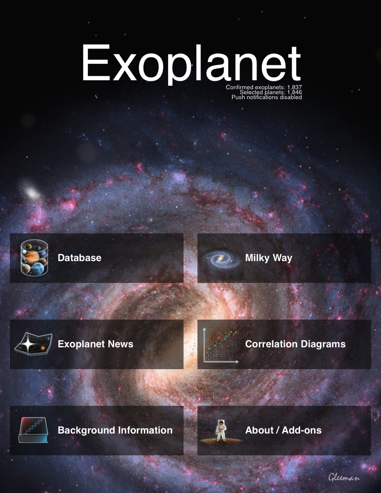 Exoplanet (app for iOS) 