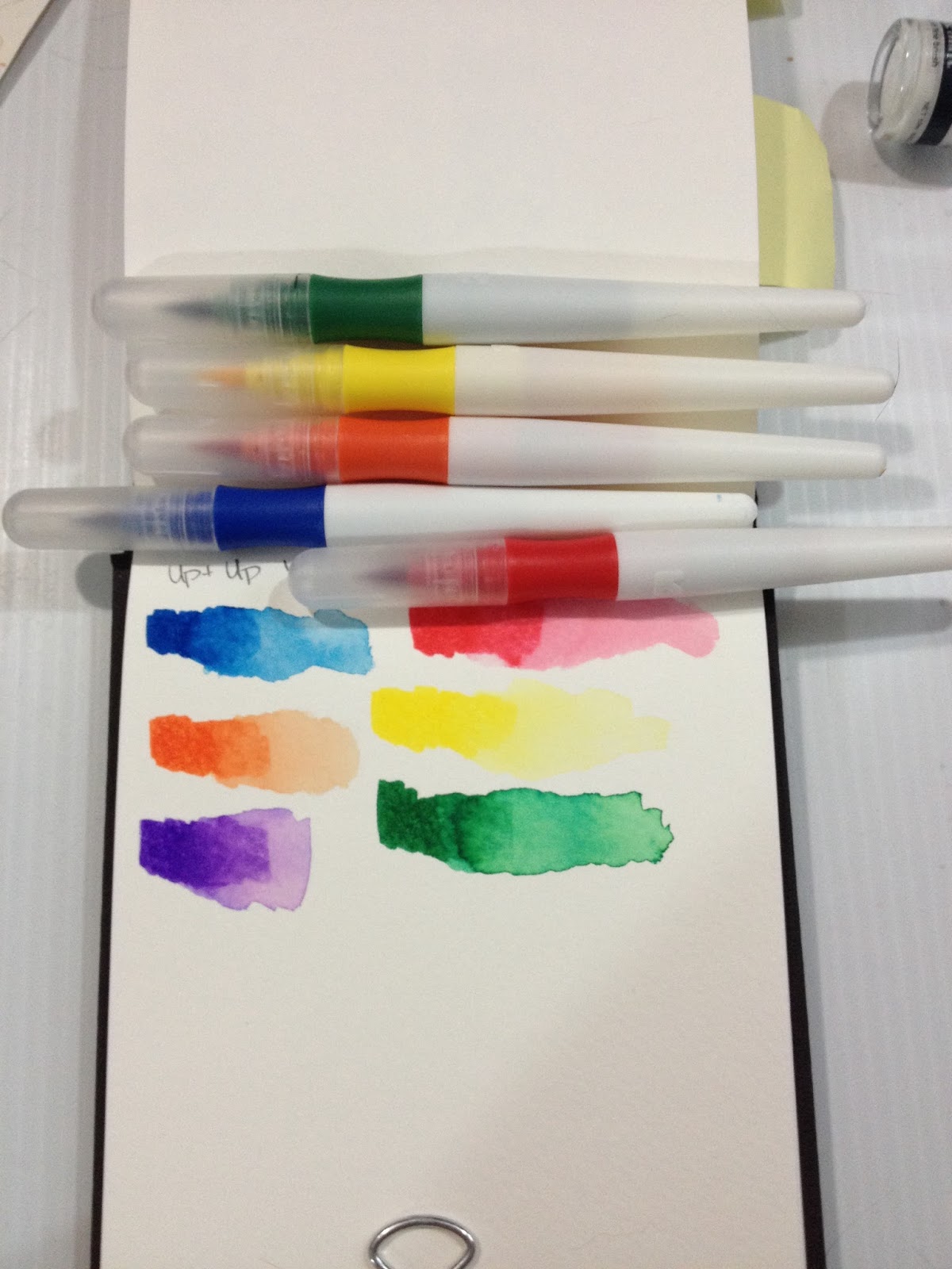 AIKENR Kids Colour Pens Washable - Water Colour Drawing Pen Set Watercolour  Colouring Pens Assorted Colours Marker Pens for Children Drawing Doodling