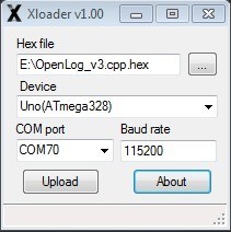 Tutorial de instalação de firmware no Arduino utilizando o XLoader