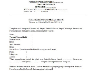contoh surat keterangan mutasi siswa dari sekolah guru loyal contoh surat keterangan mutasi siswa dari sekolah guru loyal