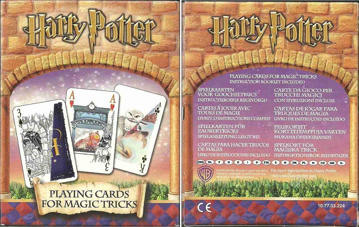 Barajas y Naipes Harry Potter for magic tricks