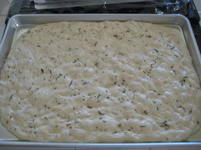 ATK Focaccia dough in one pan