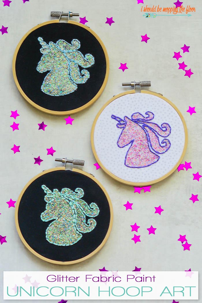 Whip up these Unicorn Hoop Art Pieces in No Time!