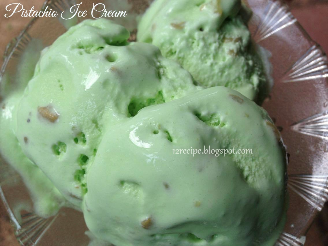 Pistachio Ice Cream Recipe Book