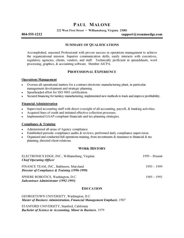 find resume template