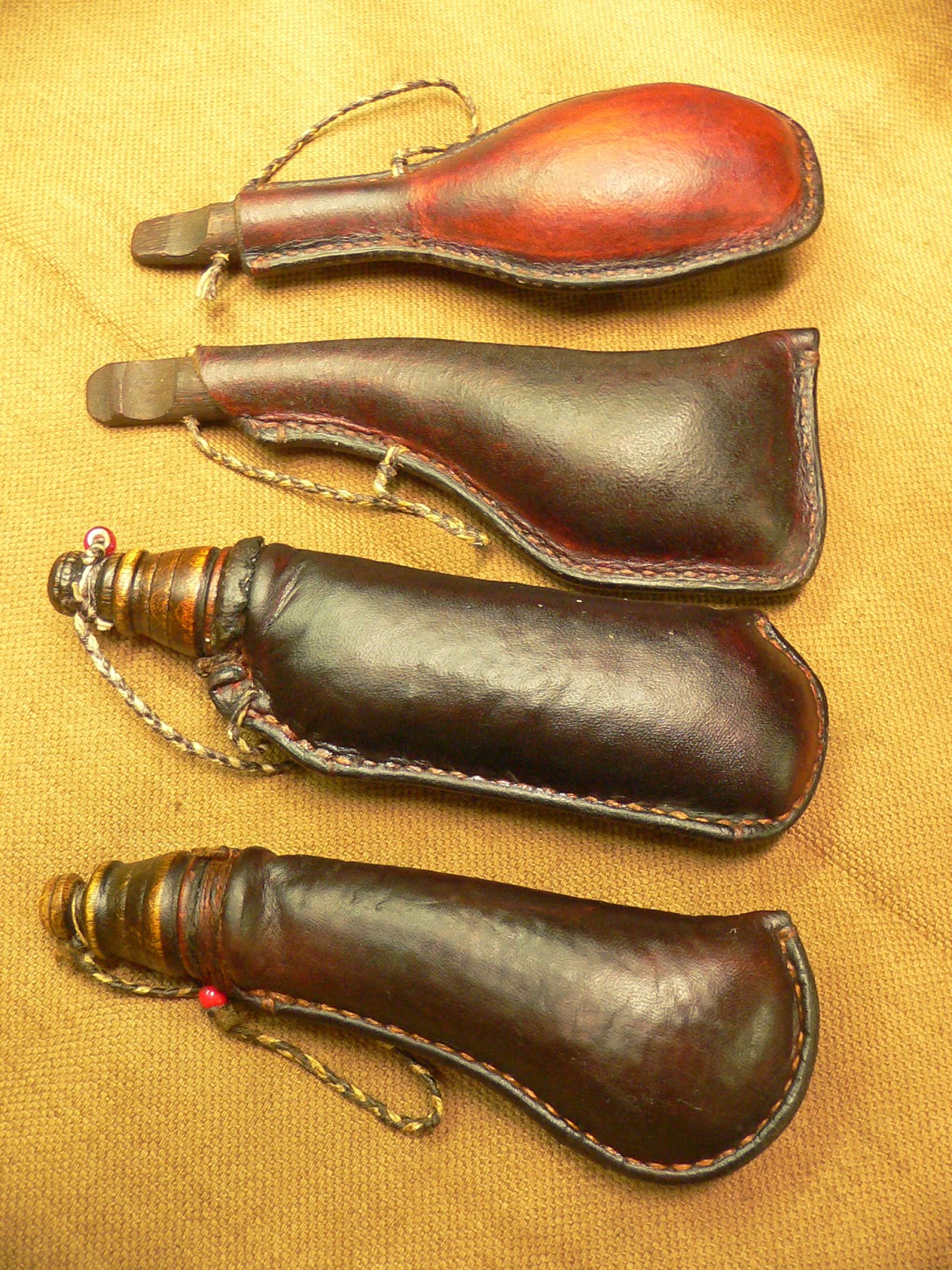 Leather from the Past Small Leather Shot Pouches