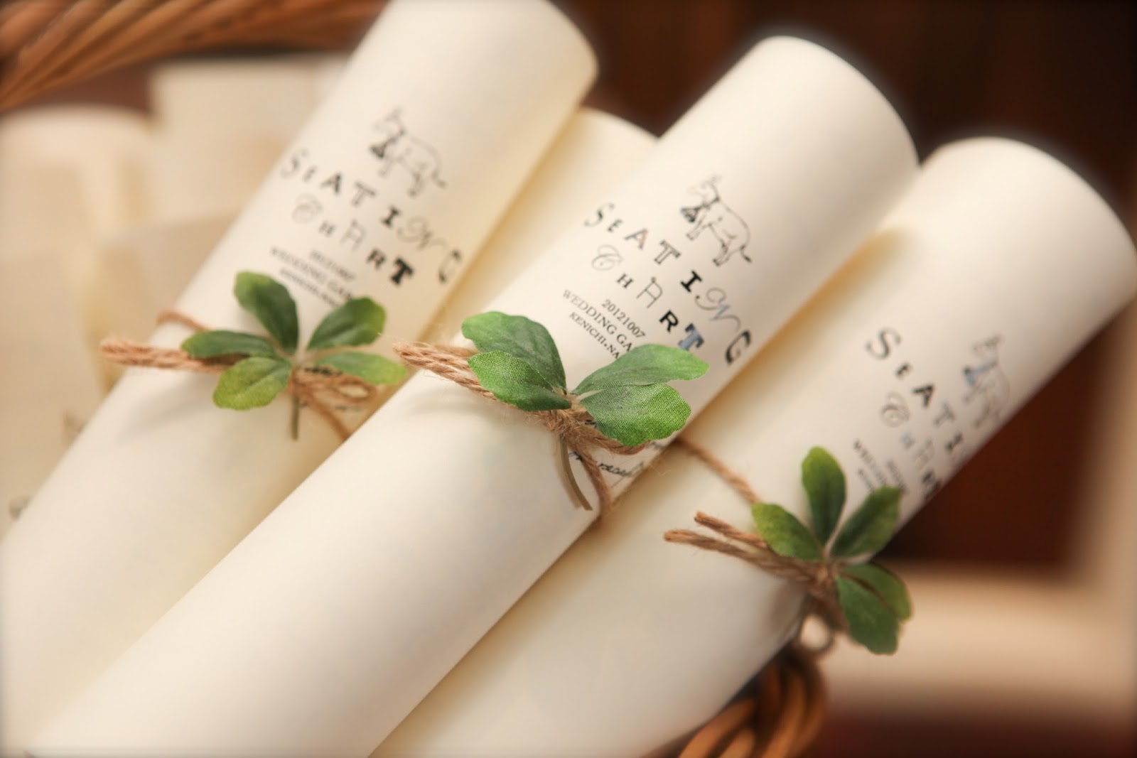 ブライダルアイテムガーデン フラべ アン マリアージュのBlog FLABE TALK “人気のロールの席次表”