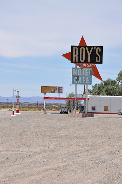 Route 66: Roy's Motel & Cafe. Amboy, California.