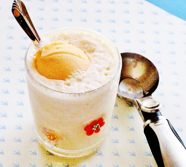 themustardseed...... Orange cashew milkshake