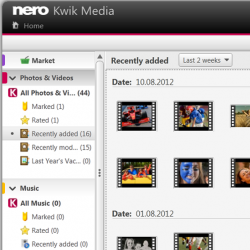 برنامج Nero kwik Media لفتح الملفات المرئية و الصوتية