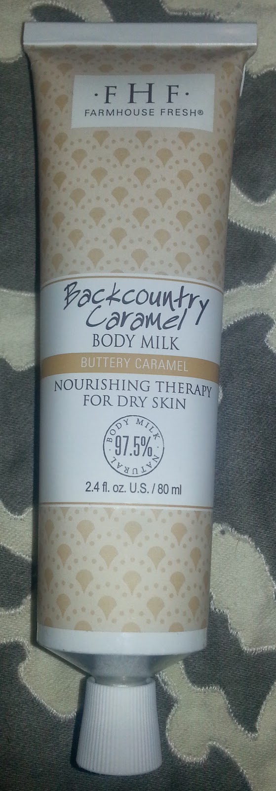 Backcountry Caramel Body Milk Travel Lotion