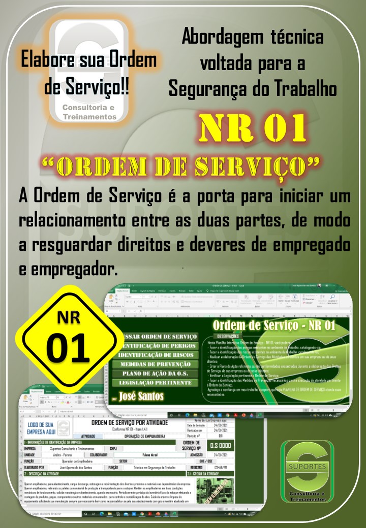 PLANILHA ORDEM DE SERVIÇO - NR
