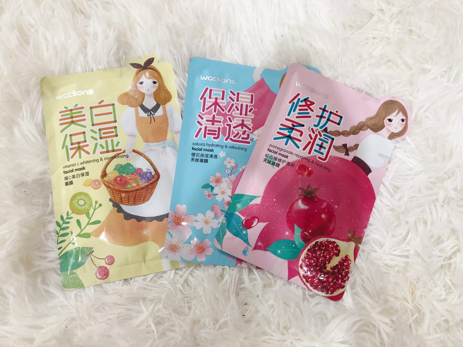 Watsons Facial Mask Review IMAN ABDUL RAHIM