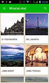 Aplikasi Info Wisata Indonesia di Android