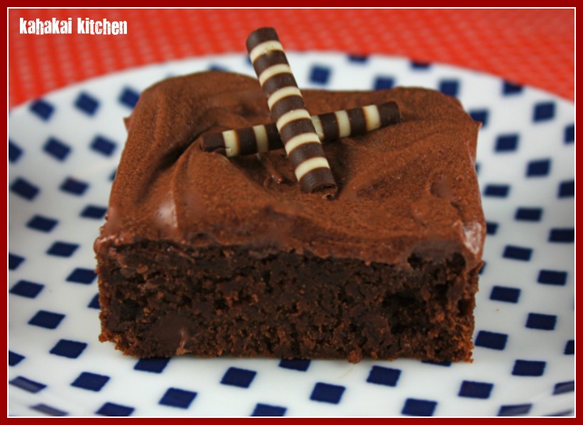 Kahakai Kitchen Chocolate Fudge Brownies with The Best Chocolate