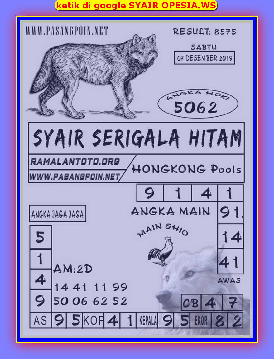 Kode Syair Hongkong 7 Desember 2019 Forum Syair Togel Hongkong Singapura Sydney