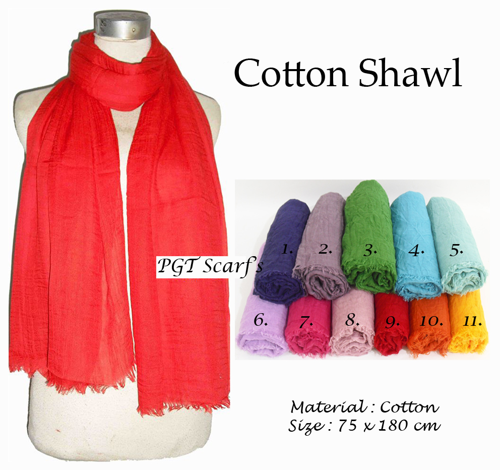 COTTON SHAWL/ Pashmina Rawis Polos