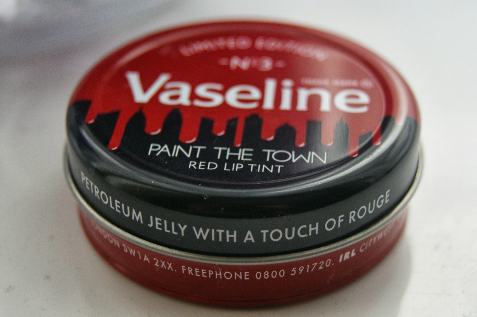 Mwah Makeup Vaseline Limited Edition Paint The Town Red Lip Tint Review