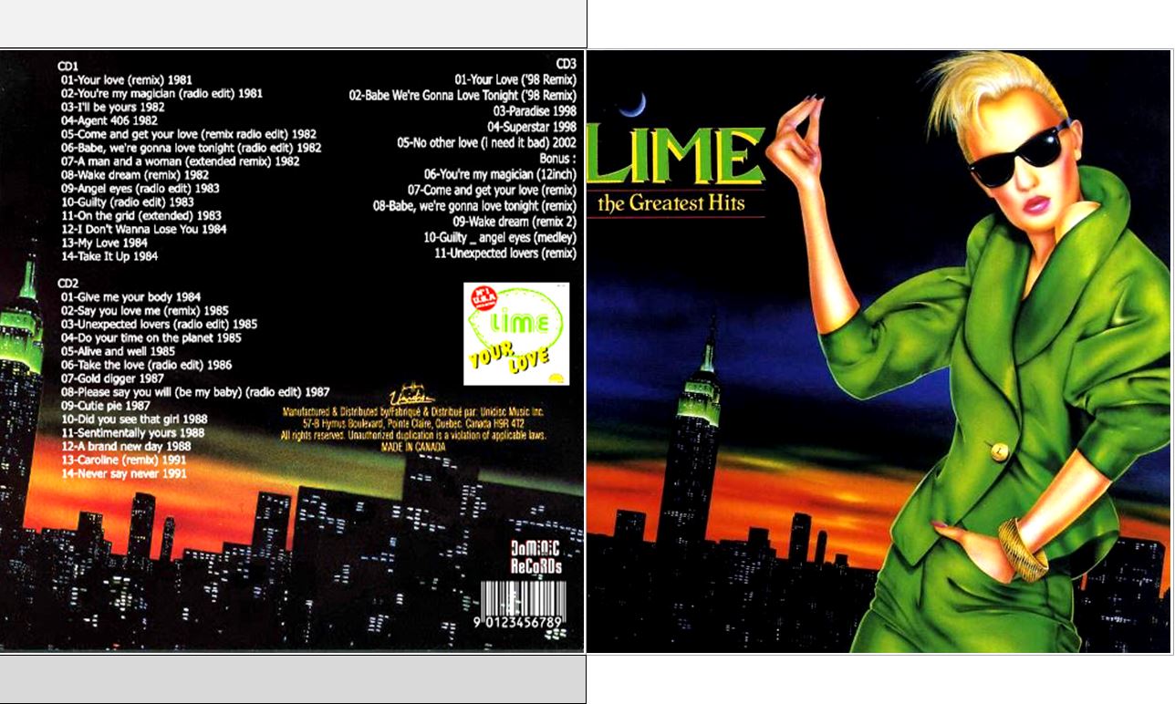 MUSICOLLECTION LIME The Greatest Hits 2013