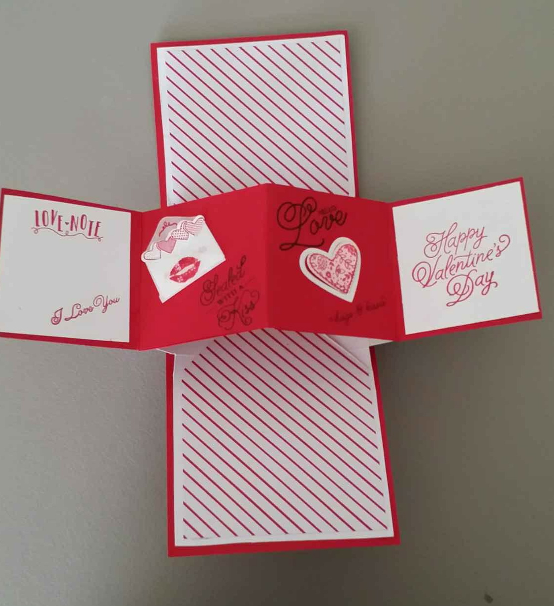 Paper Crafts By Elaine: Twist and Turn Pop Up Card