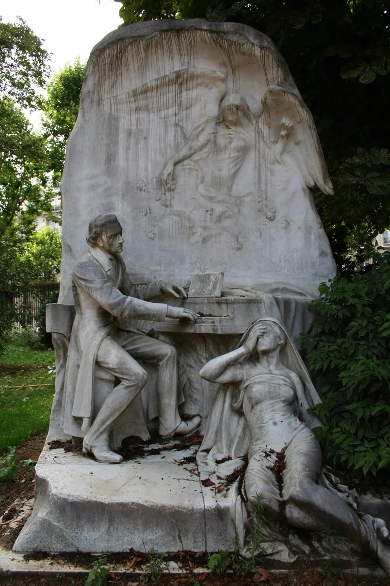 Frédéric Chopin, 1906 - Parc Monceau, Paris, France - Jacques Froment-Meurice (1864-1947)