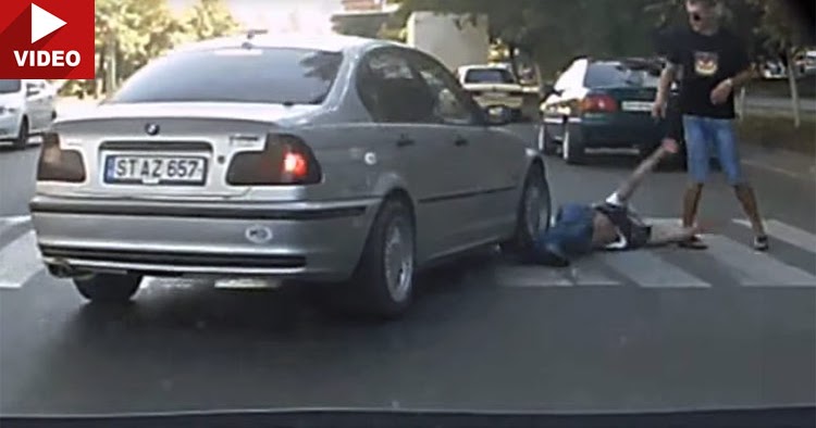 Bmw runs over driver #7
