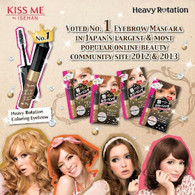 Kiss Me Heavy Rotation Coloring Eyebrow Mascara Promotion, Kiss Me, Heavy Rotation Coloring Eyebrow Mascara, Promotion, japan Cosmetics, makeup, eyebrow, mascara