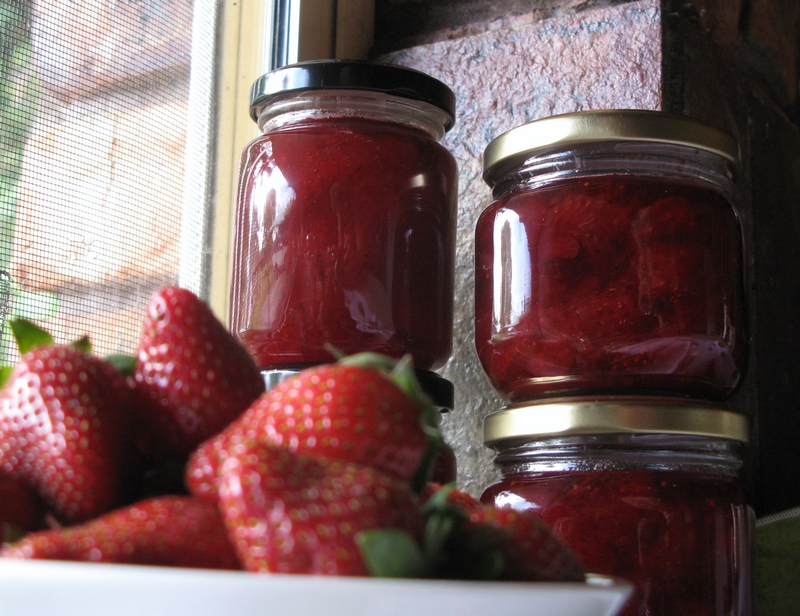 Through My Kitchen Window Saucy Strawberry Jam