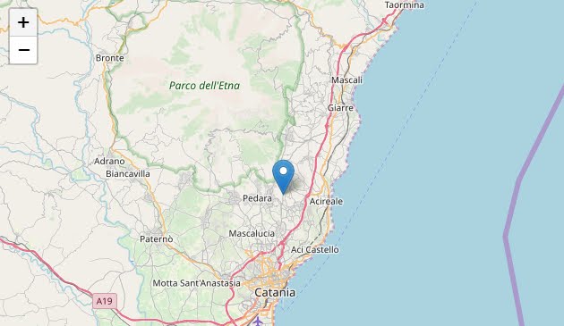 Forte Terremoto nella notte in provincia di Catania: Sisma M4,8 con epicentro 6 Km W di Acireale.