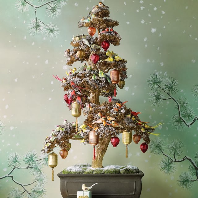 Chinoiserie Chic: A Chinoiserie Chic Christmas Tree