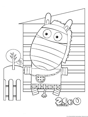 Zebra Coloring Pages | AMP Blogger design