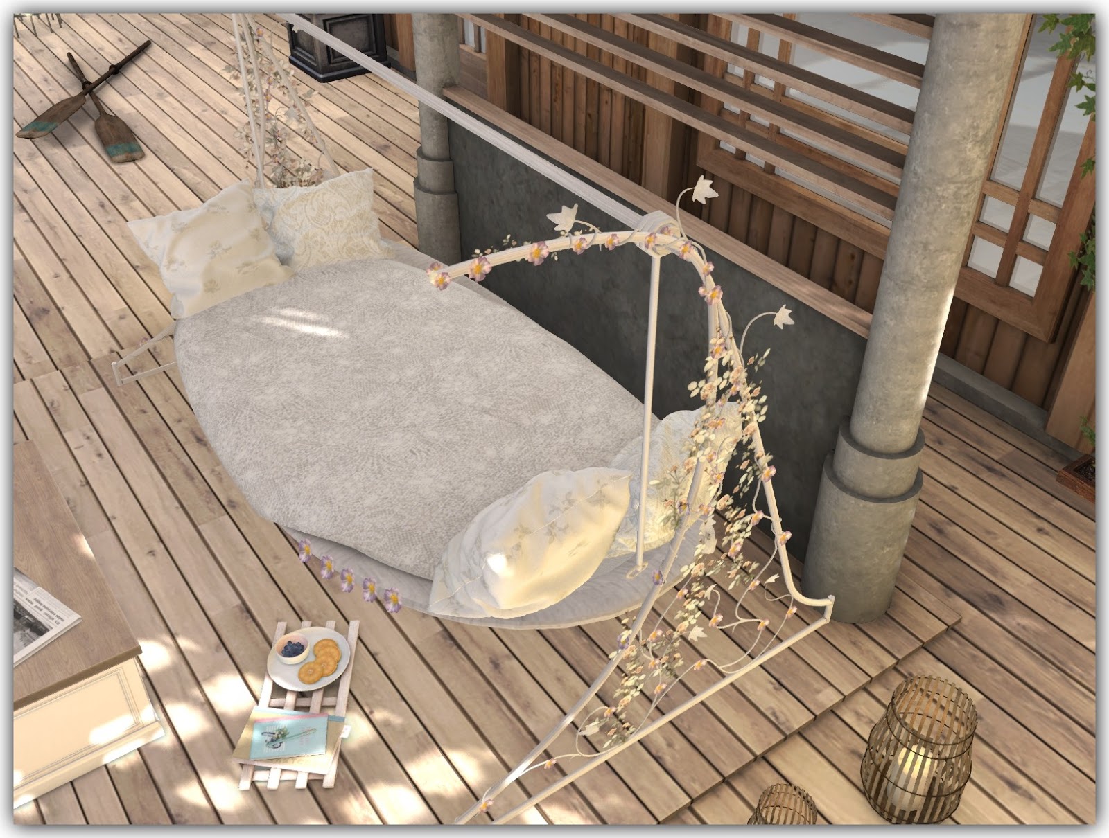 Abi Loves .Tm.Creation The Whiteness Hanging Sofa