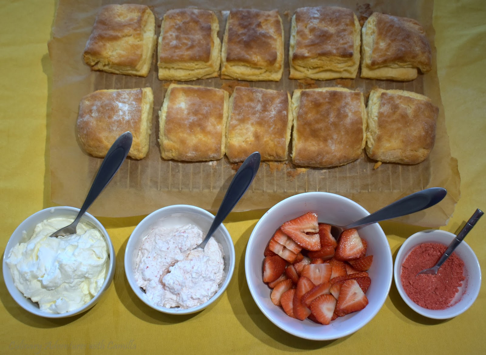 Recipe Testing Laminated Biscuit Strawberry Shortcake