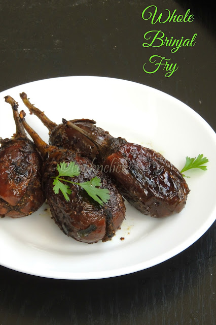  Whole Brinjal fry