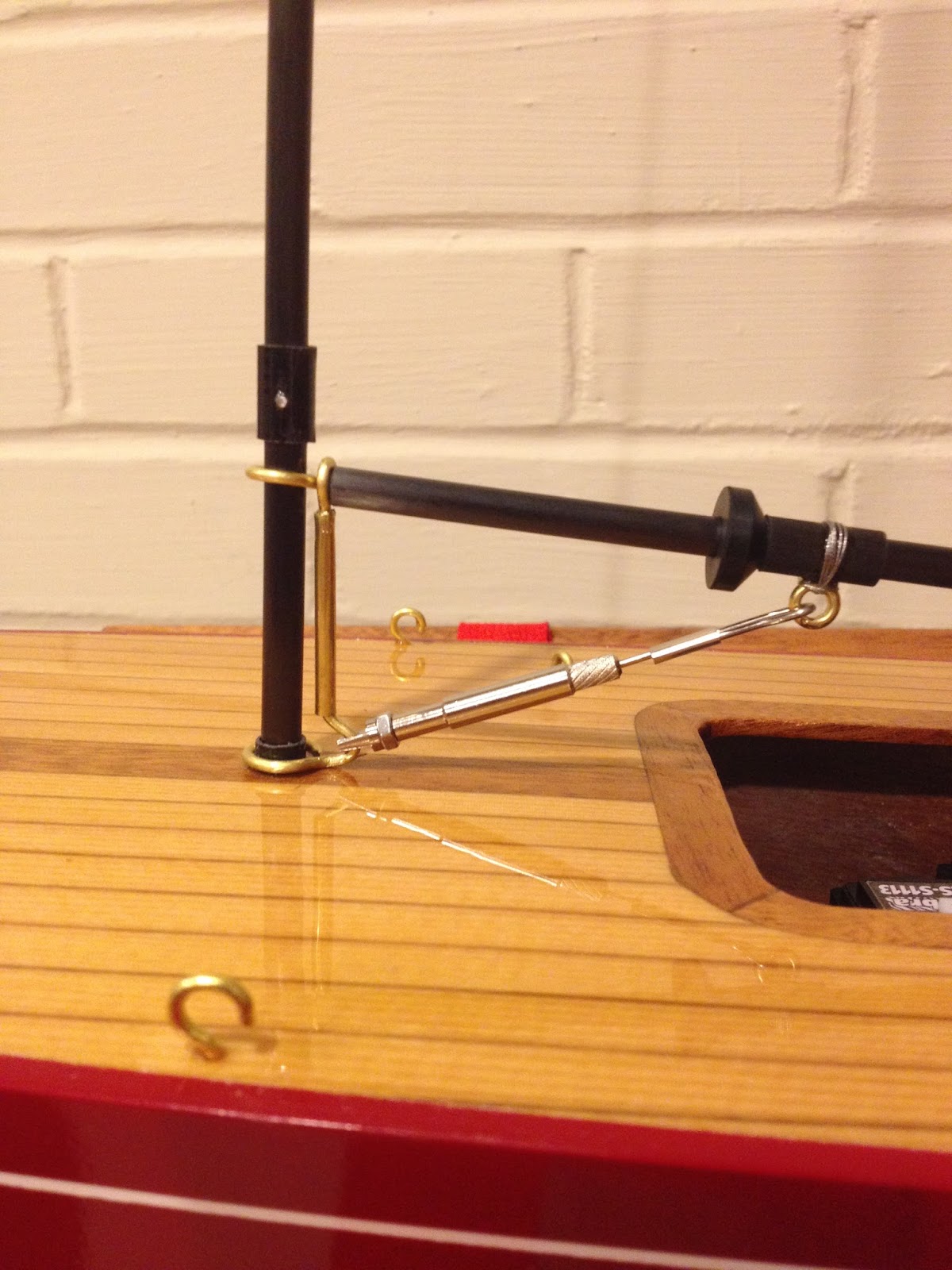 New parts and finally a boom vang!