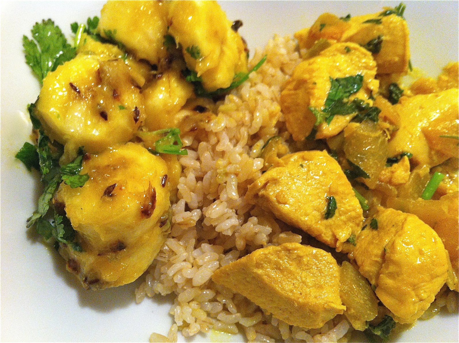 yellowfish A Sweet Side Dish Banana Curry