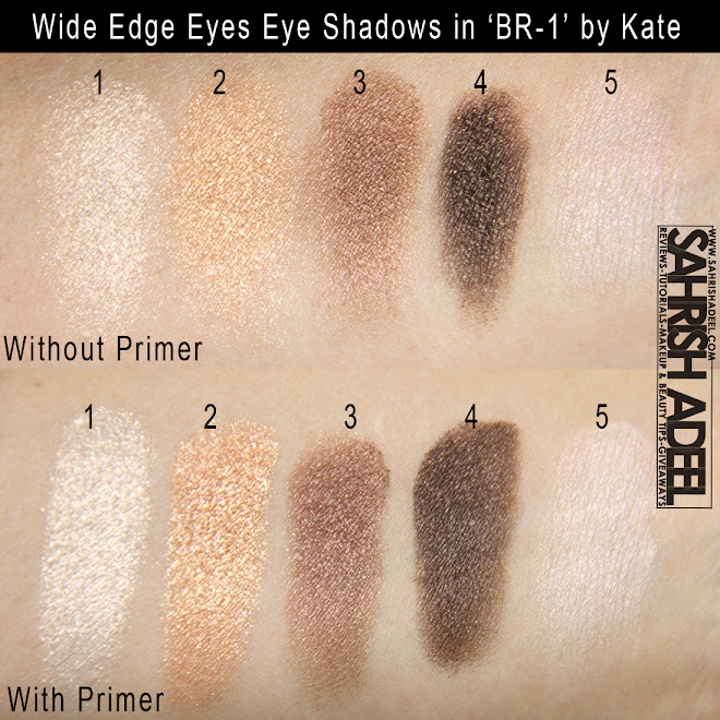 Kate Wide Edge Eyes Eye Shadow Palette in 'BR-1' - Review & Swatches