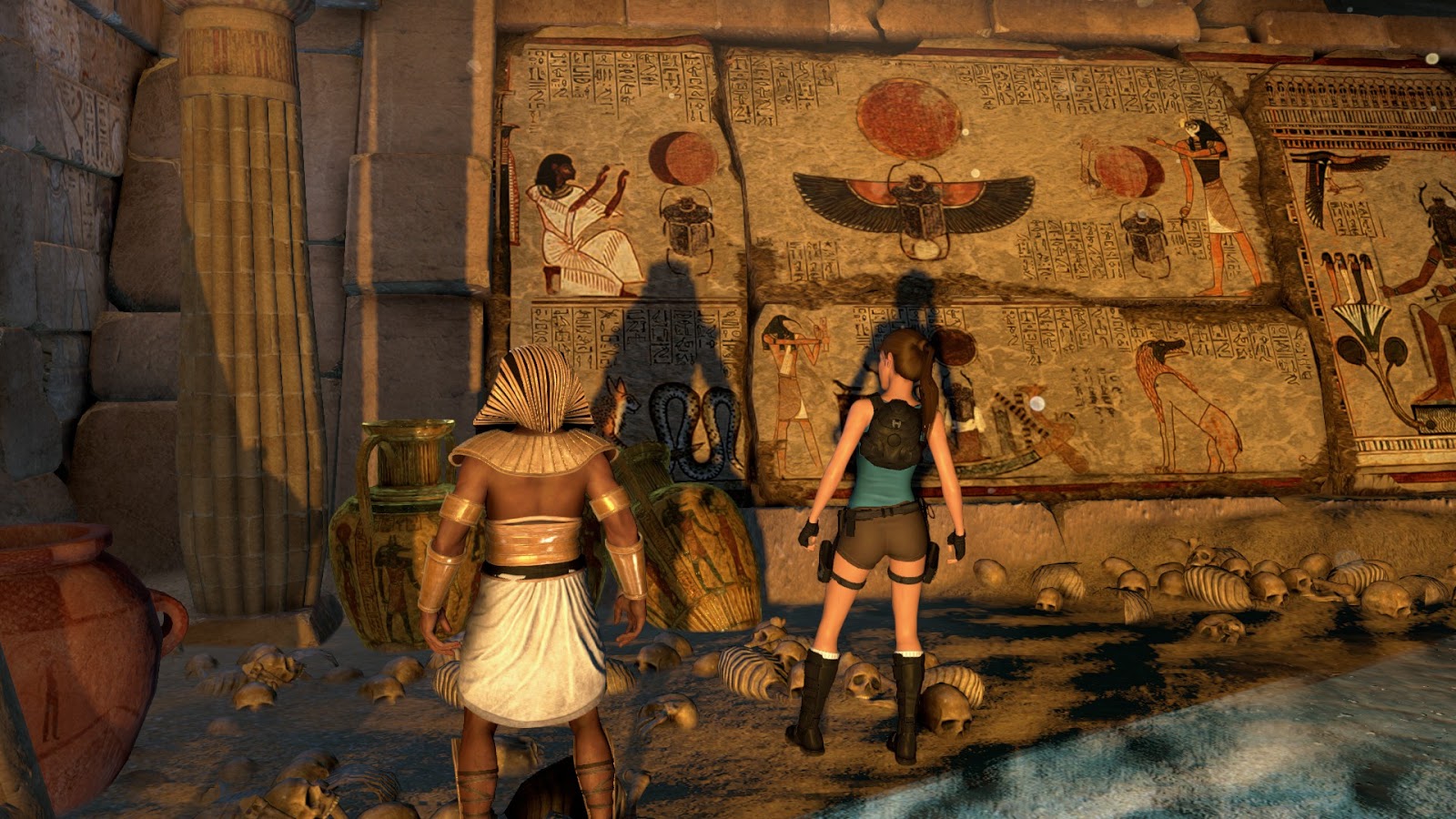 Игра про древних людей. Lara Croft and the Temple of Osiris. Игры про Египет. Игры про древний Египет. Игры с египетской тематикой.