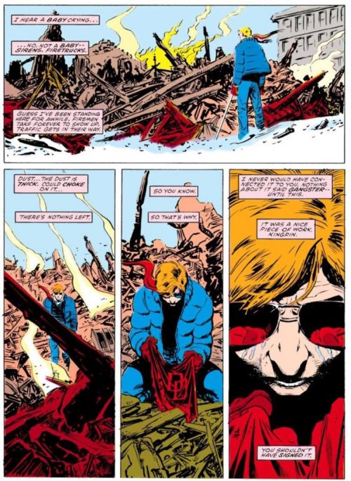 UN UNIVERSO DE VIÑETAS 1986 DAREDEVIL BORN AGAIN Frank Miller y David Mazzucchelli