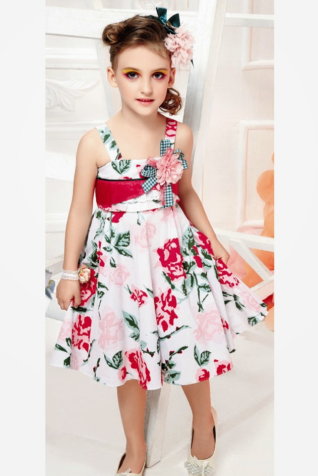 Little Girls New Dresses Designs Latest Images 2014 | Latest World Fashion