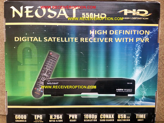 NEOSAT 550HD RECEIVER CCCAM OPTION