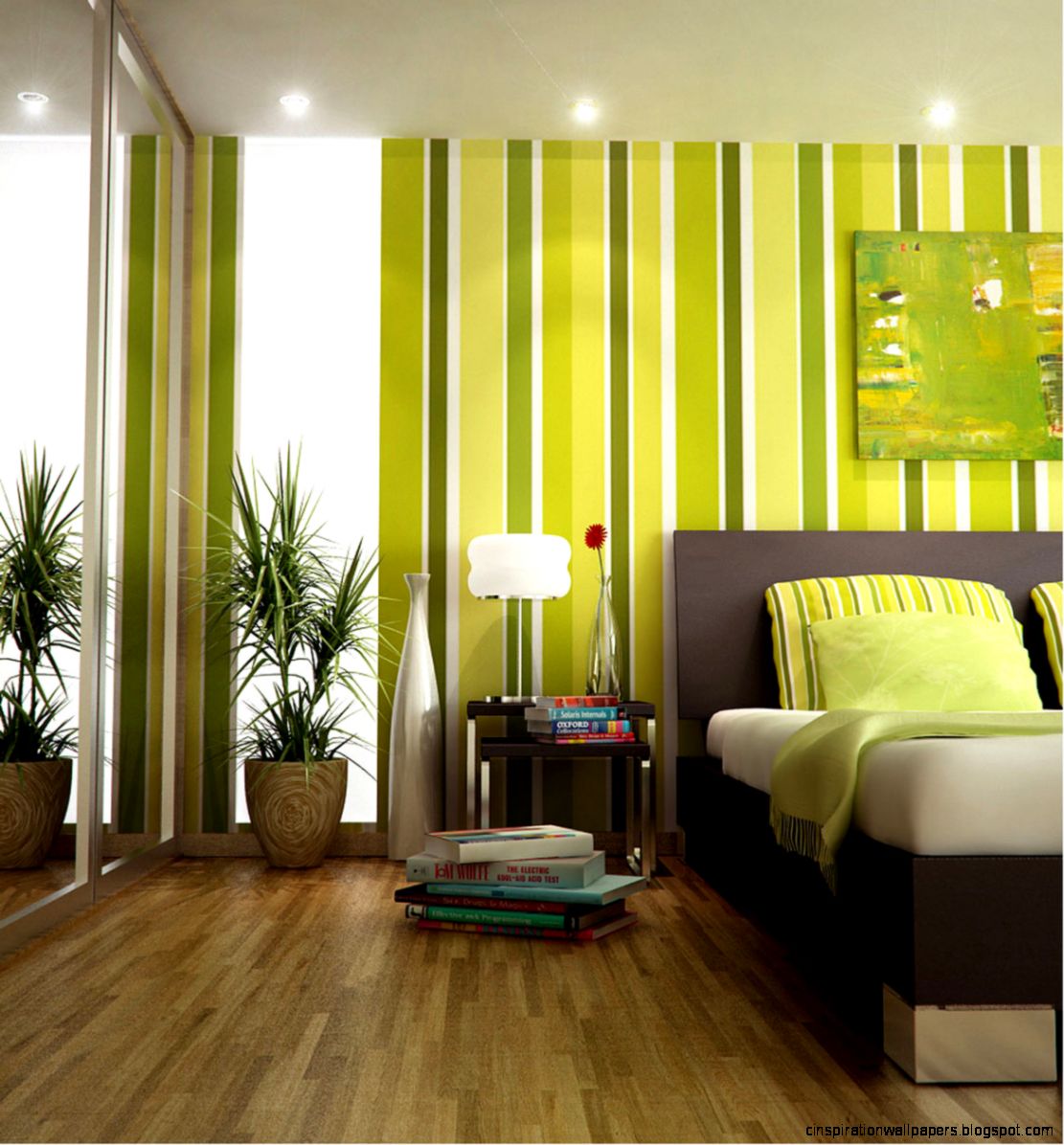 Green Modern Wallpaper Bedroom Ideas Bedroom Wallpaper Ideas For