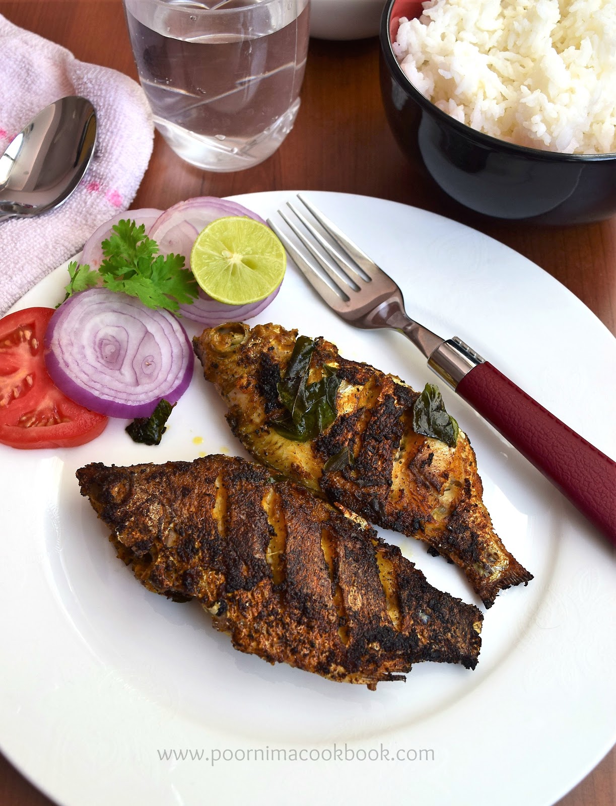 Poornima's Cook Book Spicy Garlic Fish Fry / Garlic pepper Fish Fry